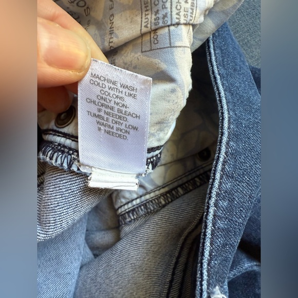 J Jill Denim Authentic Fit Slim Leg Jeans Women’s SZ 8 Blue Midrise Straight - Picture 8 of 11